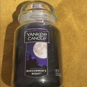 Yankee candle large candle midsummer’s night 22oz